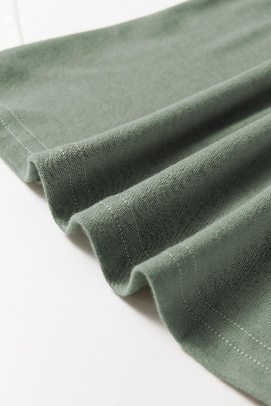 Grass Green Seam Detail Lace Contrast Cuffs Raglan Sleeve Top | Women Long Sleeve Tops