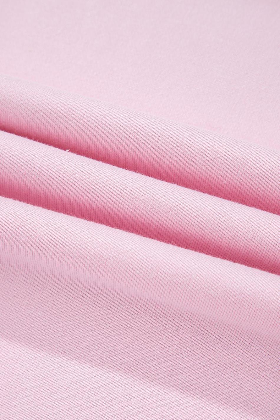 Light Pink Color Block Batwing Sleeve Loose Fit Sweatshirt | Women Sweatshirts & Hoodies