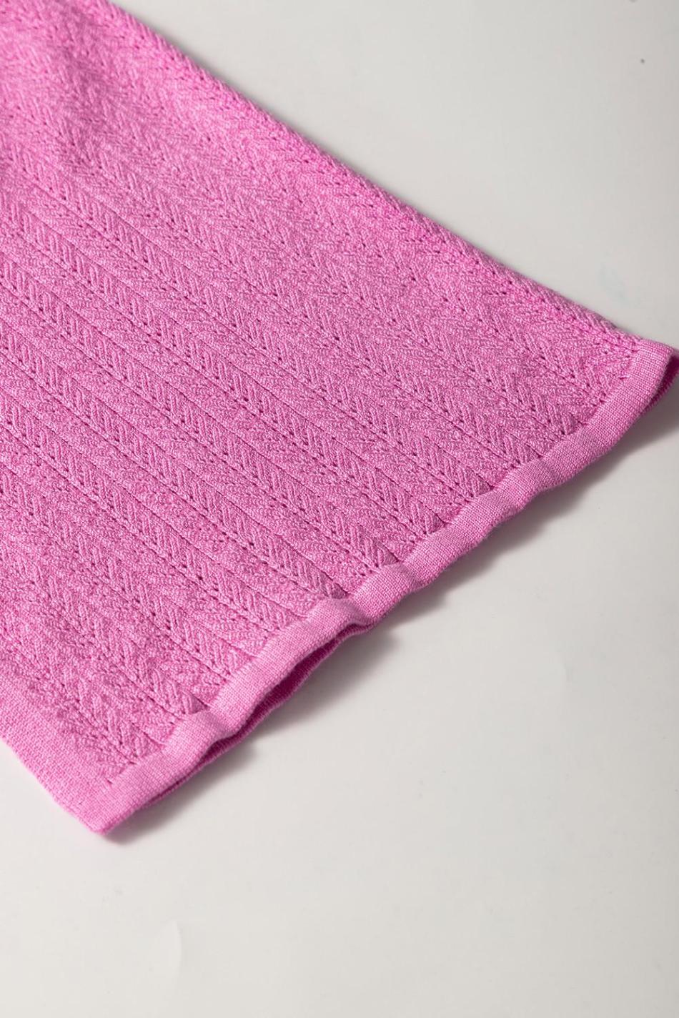 Phalaenopsis Textured Square Neck Flounce Sleeve Top | Women Blouses